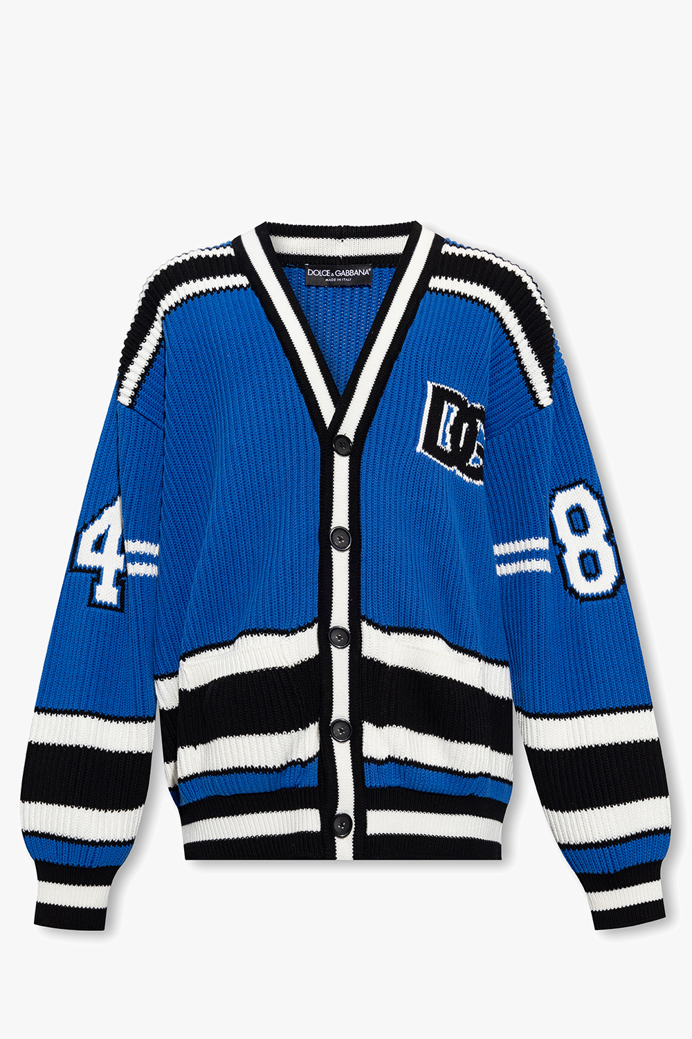 トップス DOLCE&GABBANA Logo Knit Cardigan Dolce & Gabbana crochet-knit Cardigan | Black | FARFETCH